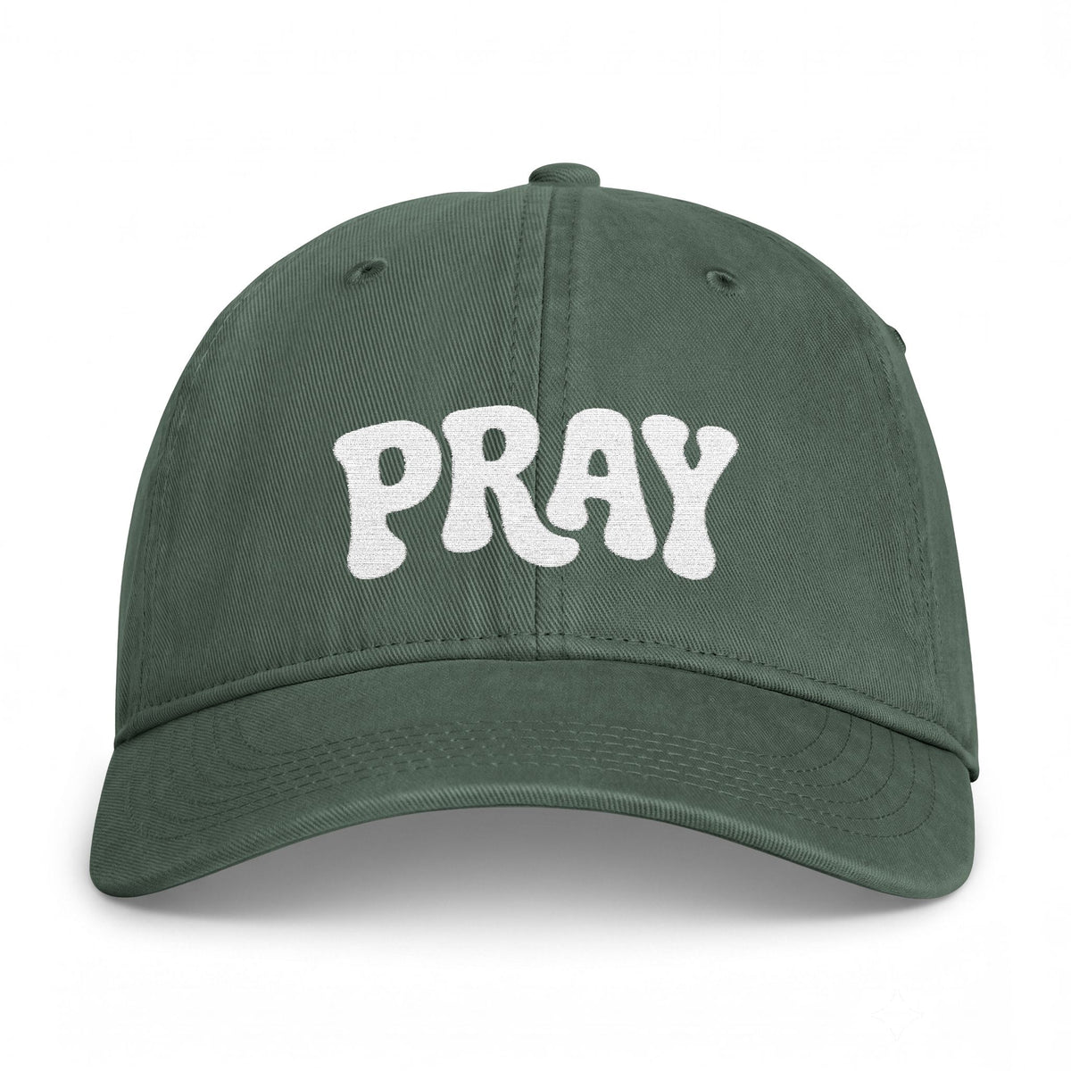Pray About It Washed Hat | Christian Embroidered Cap