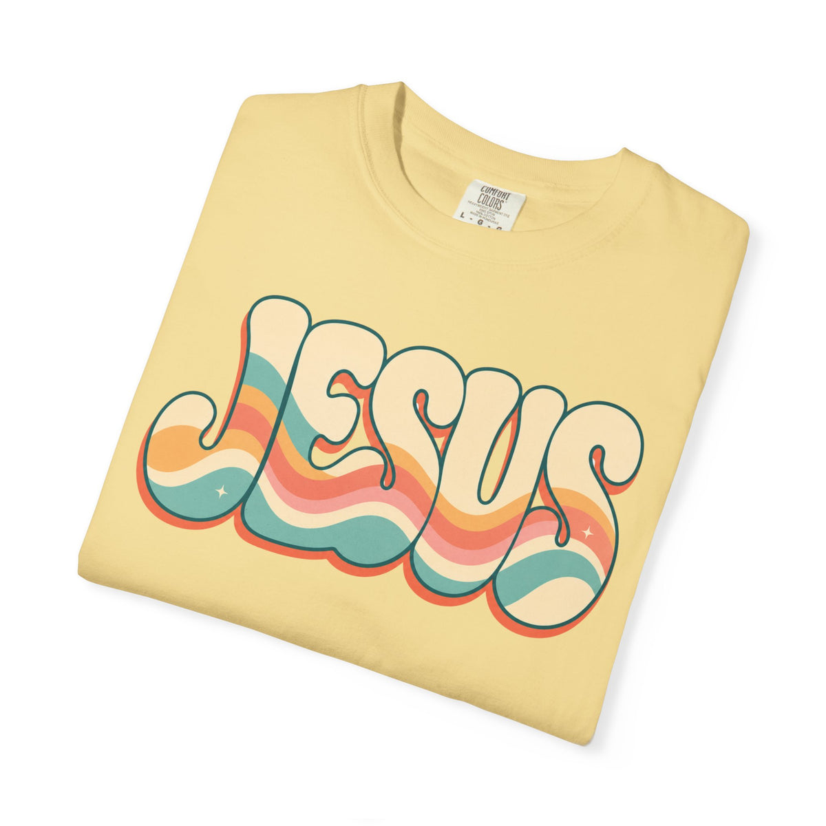 Jesus Retro Wave T-Shirt | Christian Graphic Tee