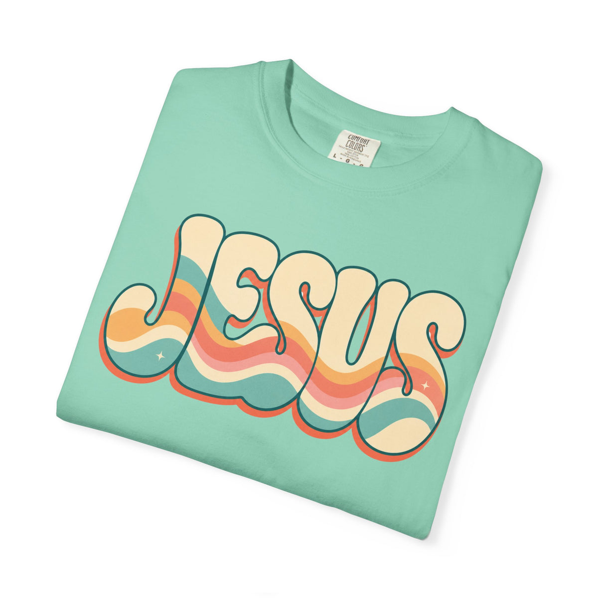Jesus Retro Wave T-Shirt | Christian Graphic Tee