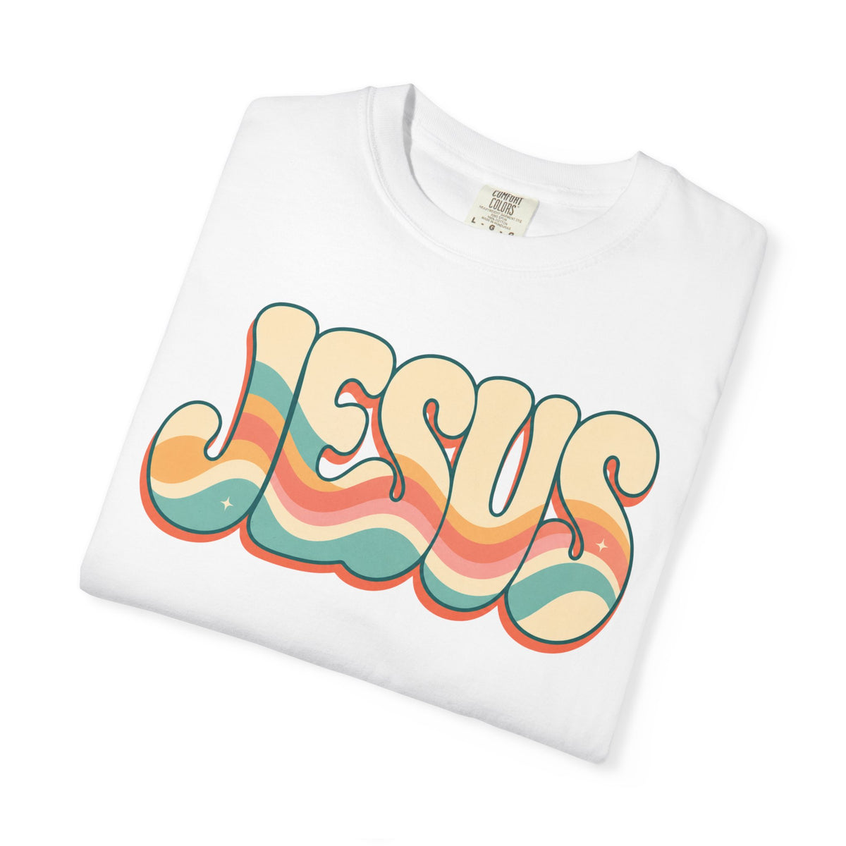 Jesus Retro Wave T-Shirt | Christian Graphic Tee