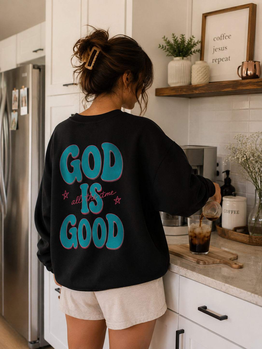 God Is Good All the Time Sweatshirt | Christian Crewneck