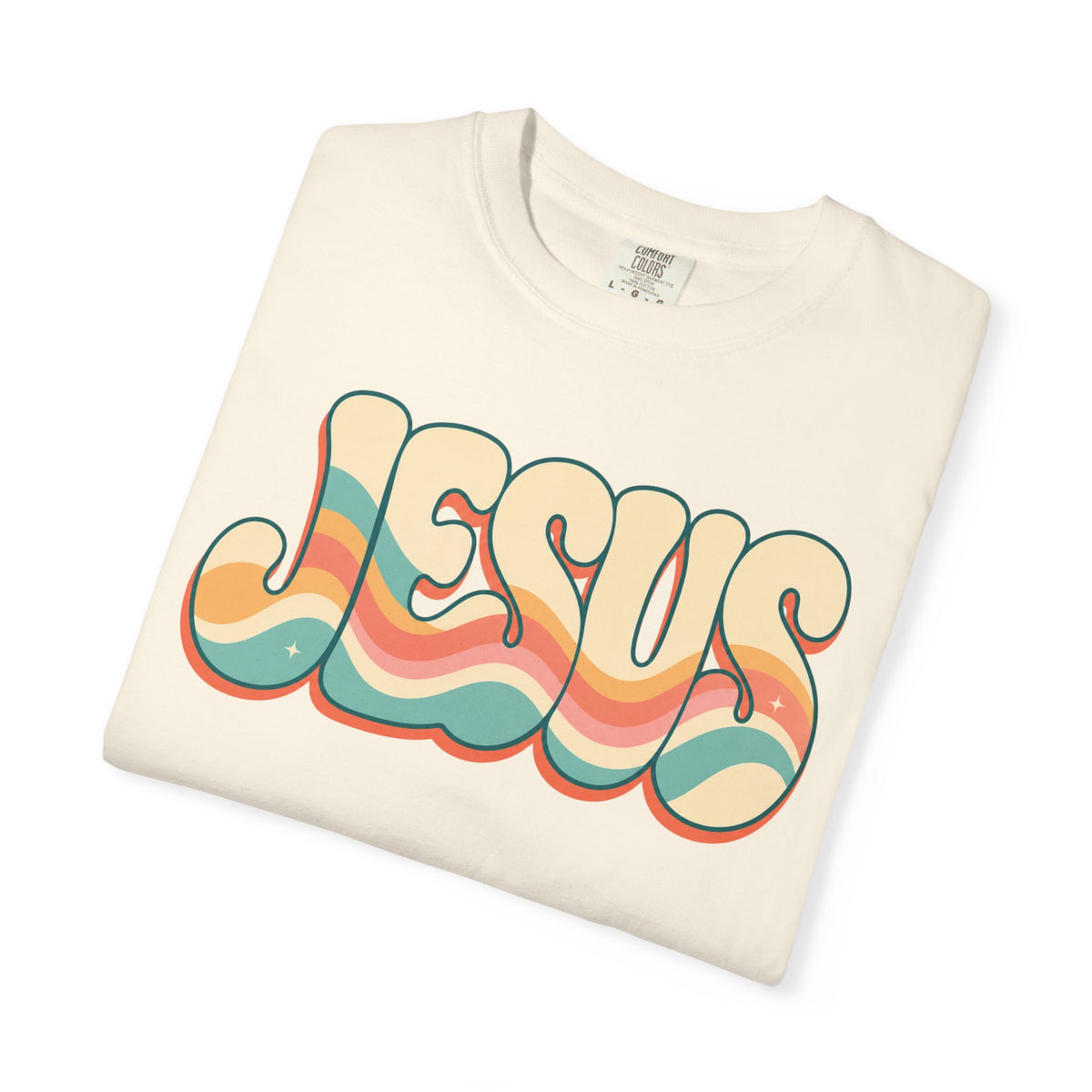Jesus Retro Wave T-Shirt | Christian Graphic Tee