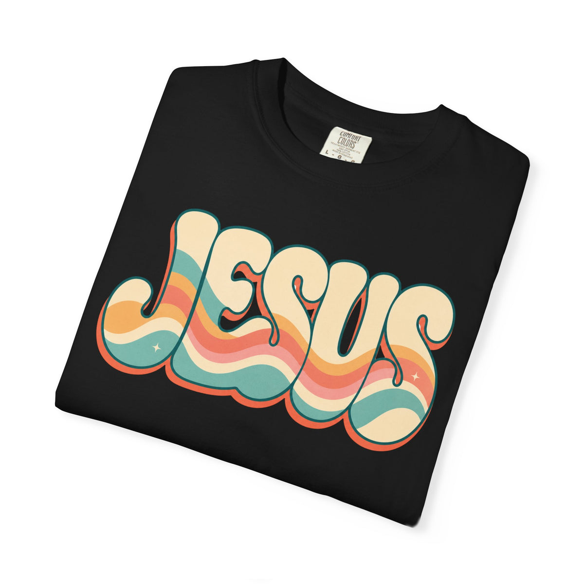 Jesus Retro Wave T-Shirt | Christian Graphic Tee