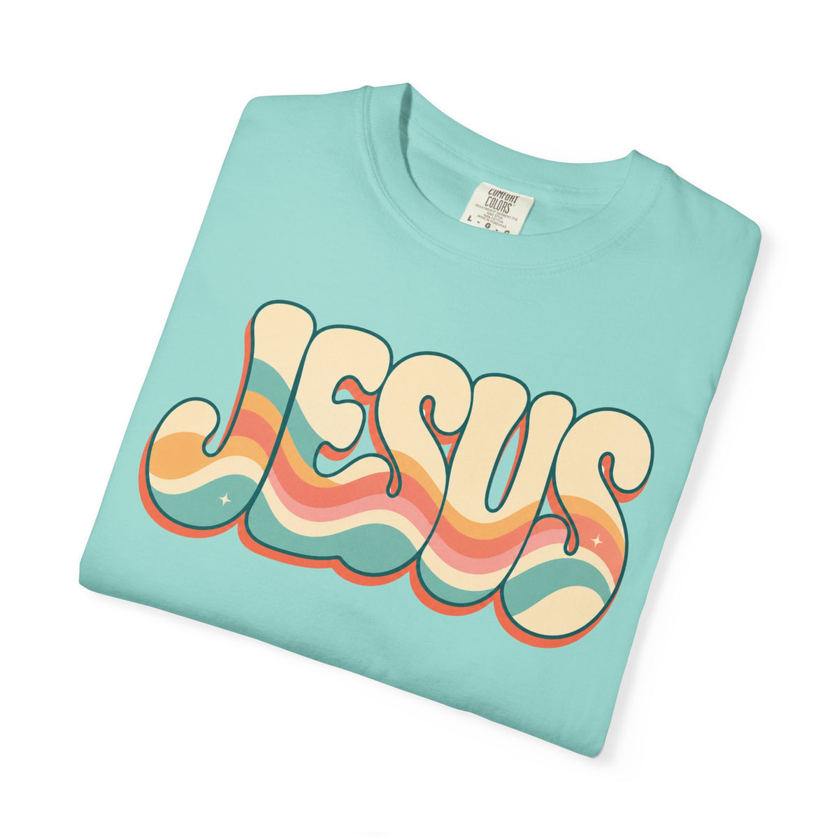 Jesus Retro Wave T-Shirt | Christian Graphic Tee